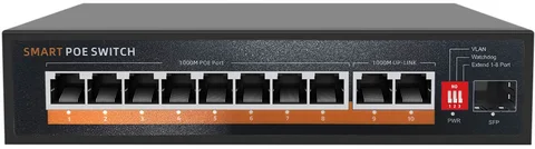 8-port gigabit PoE switch