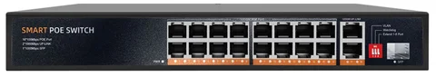 16-port gigabit PoE switch