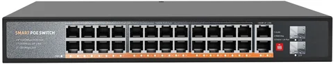 24-port gigabit PoE switch, 2 SFP